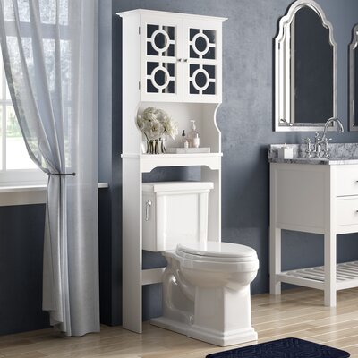 White Over-the-Toilet Storage You'll Love in 2020 | Wayfair